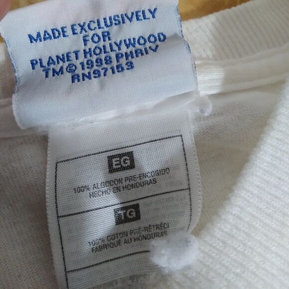 Vintage Planet Hollywood San Diego Windsurfing T-Shirt - Picture 6 of 8